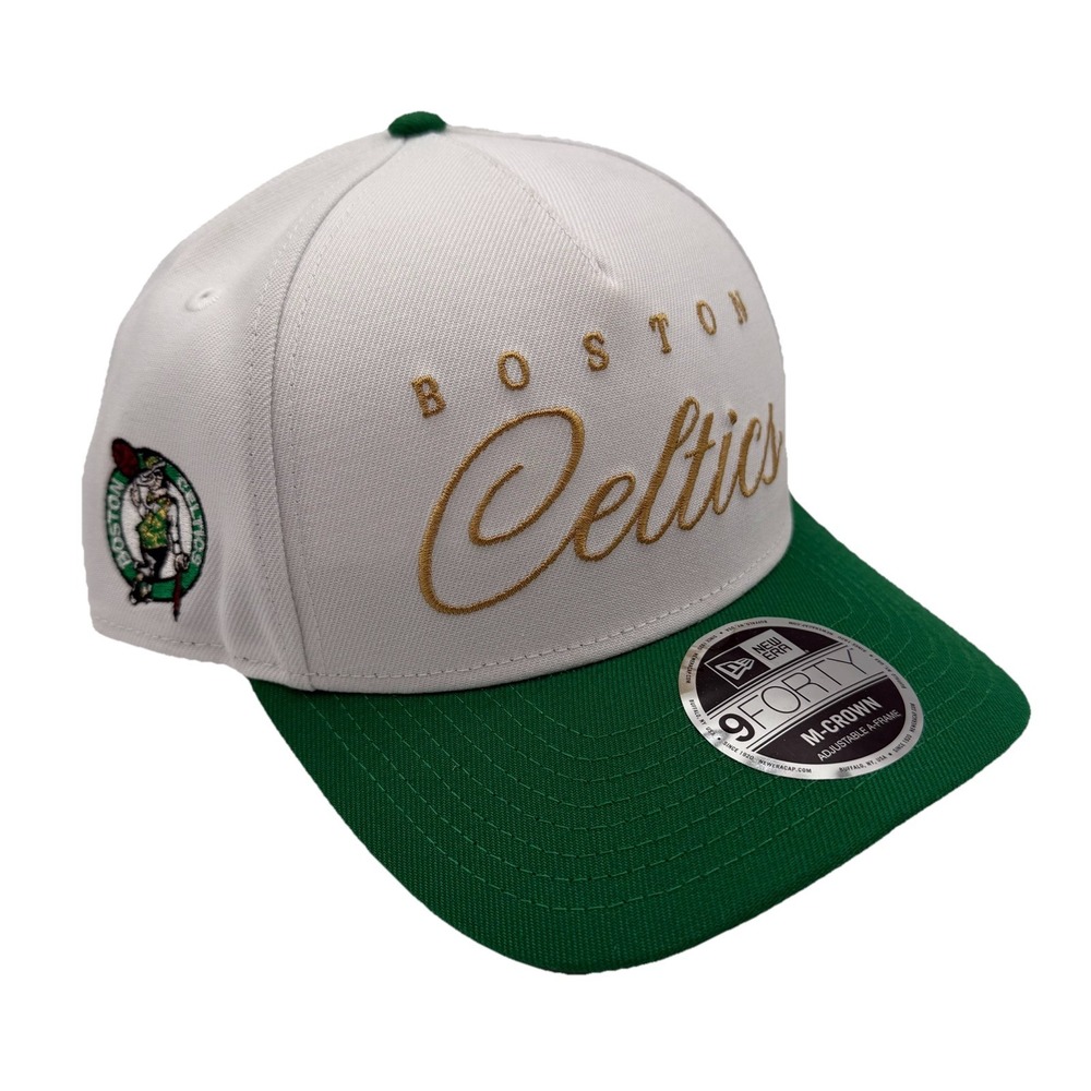 New Era 9Forty Boston Celtics Hat Cap Snapback Adjustable A-Frame M-Crown NBA